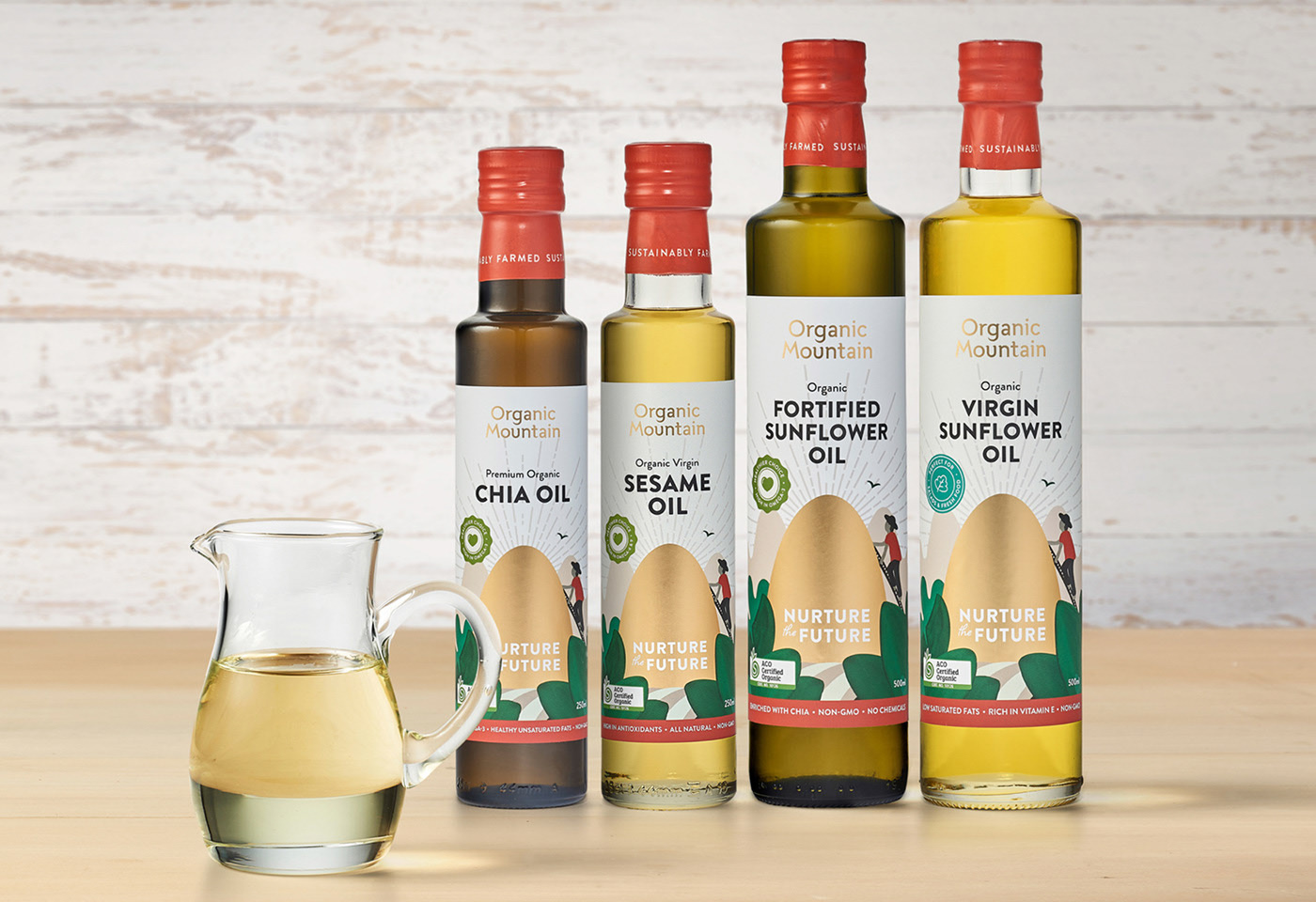 Organic Mountain 有機奇亞油包裝設(shè)計 CHIA OIL  Packaging Design