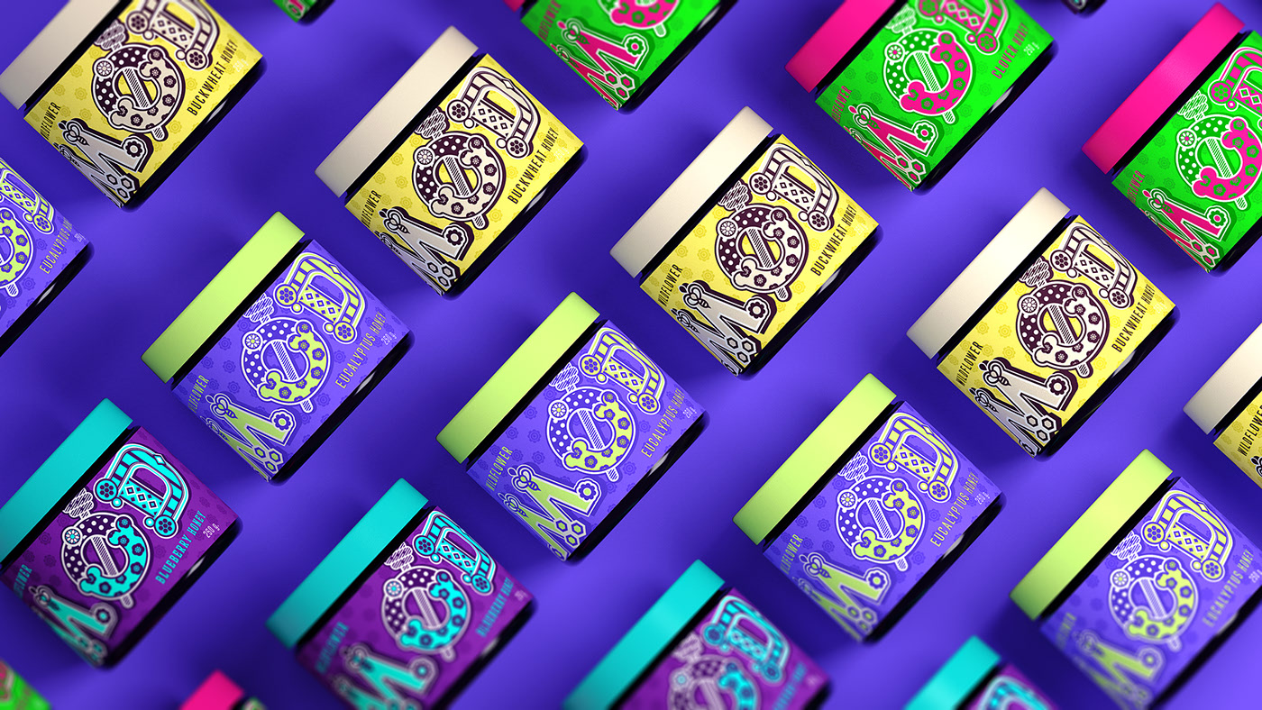  honey design packaging 蜂蜜包裝設計