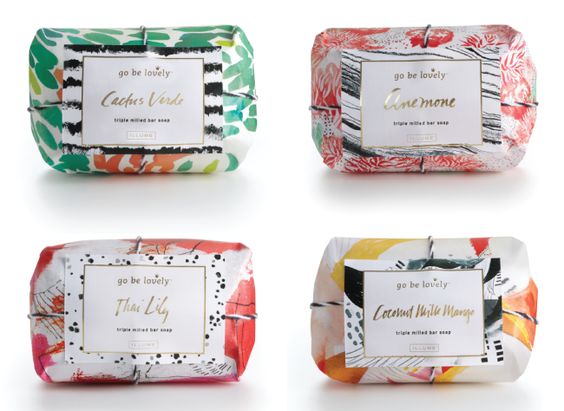 可愛風格的香皂包裝設計