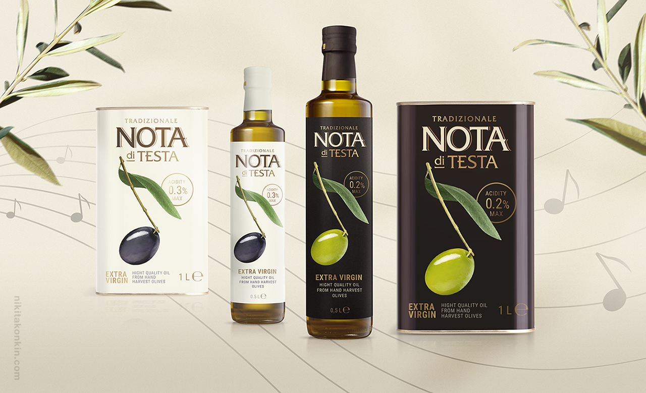 Nota橄欖油包裝設(shè)計