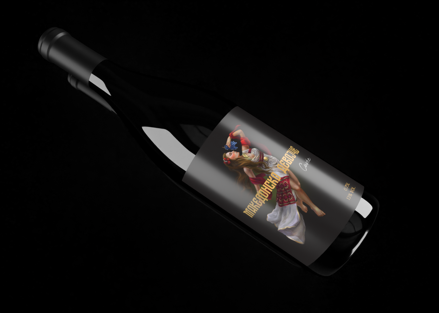 國際包裝設計分享|馬其頓女孩葡萄酒包裝設計