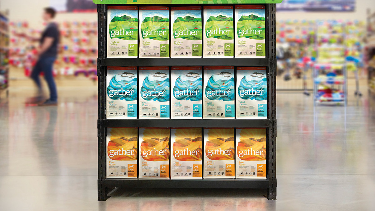 Petcurean狗糧系列插畫(huà)包裝設(shè)計(jì)