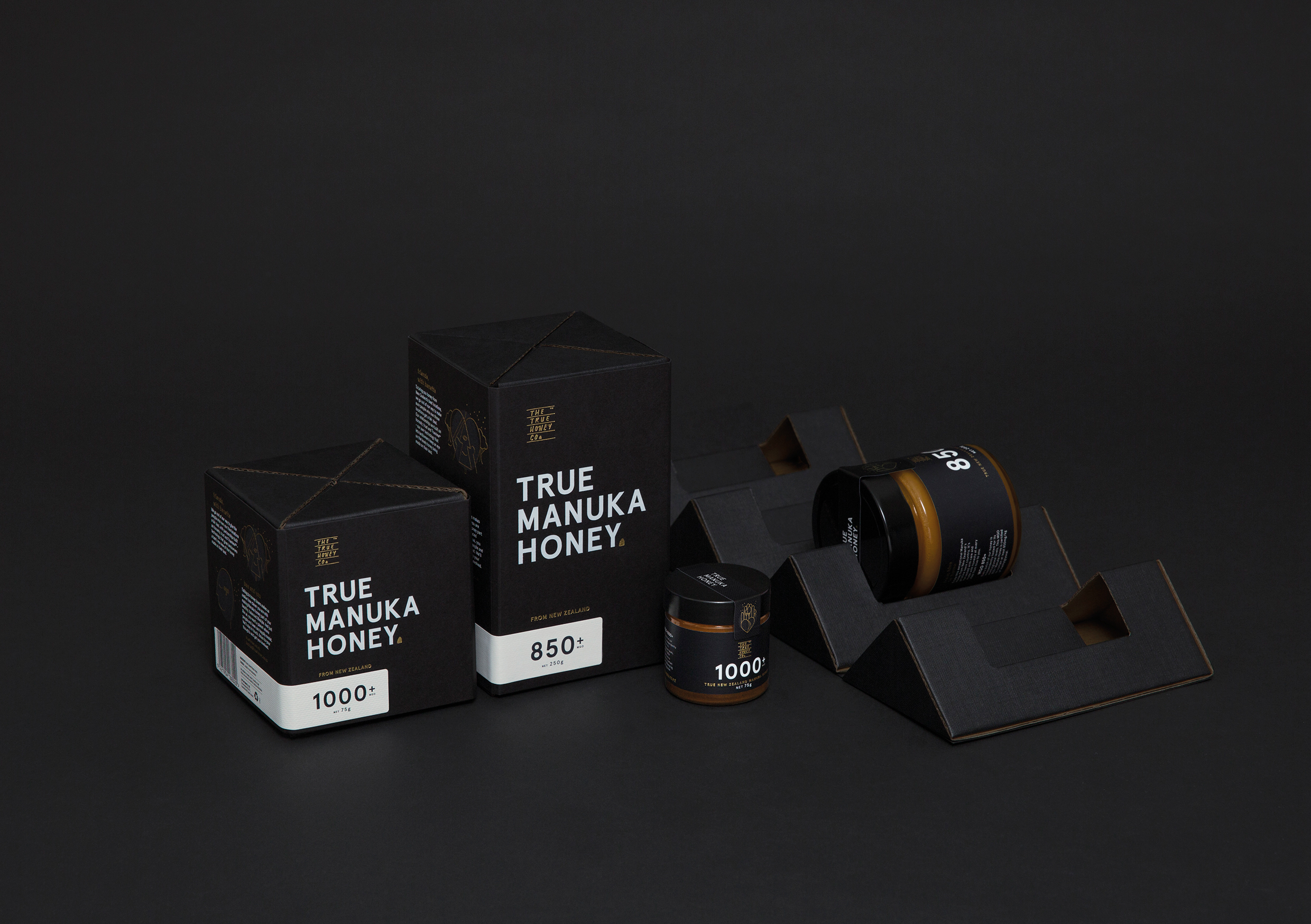 麥盧卡TRUE MANUKA HONEY蜂蜜包裝設計