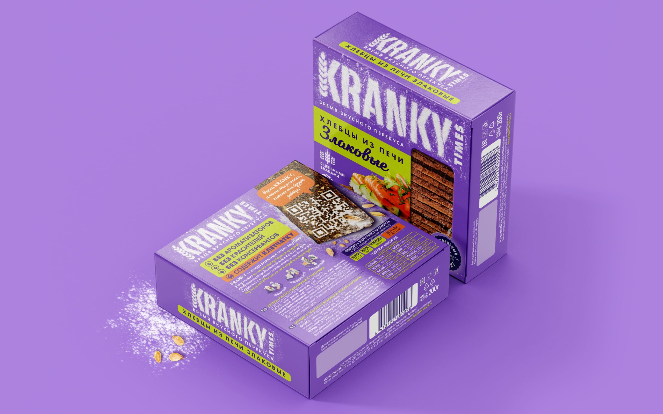 包裝設計欣賞｜KRANKY TIMES黑麥面包品牌與包裝設計
