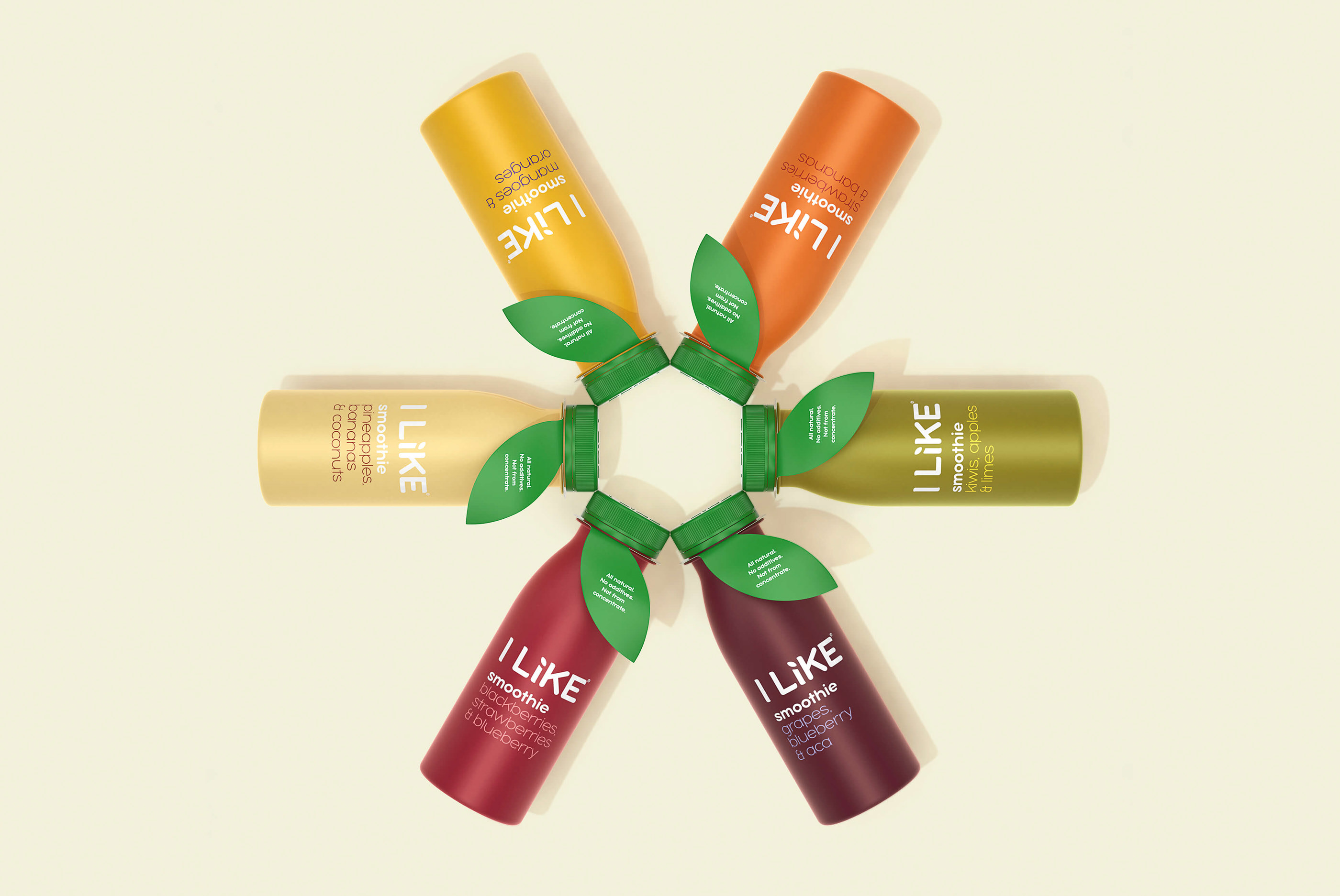 我喜歡果汁包裝設計