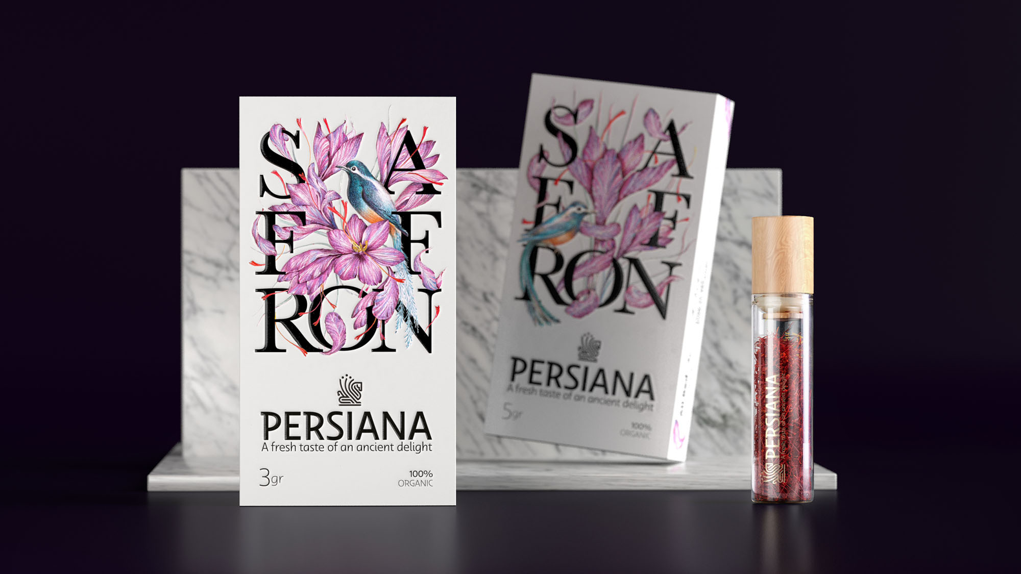 有機藏紅花包裝設(shè)計