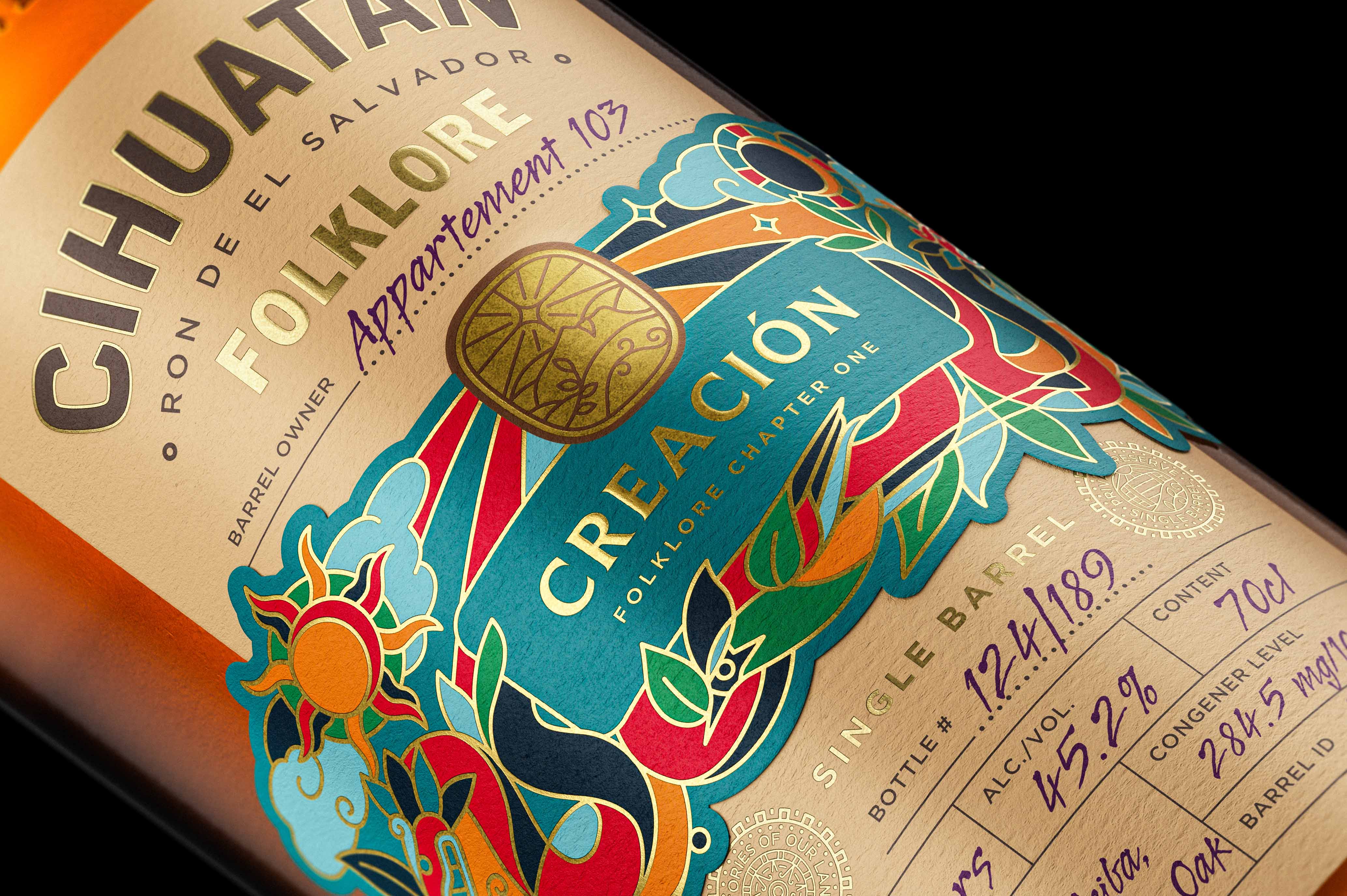 Cihuatán Folklore酒包裝設計