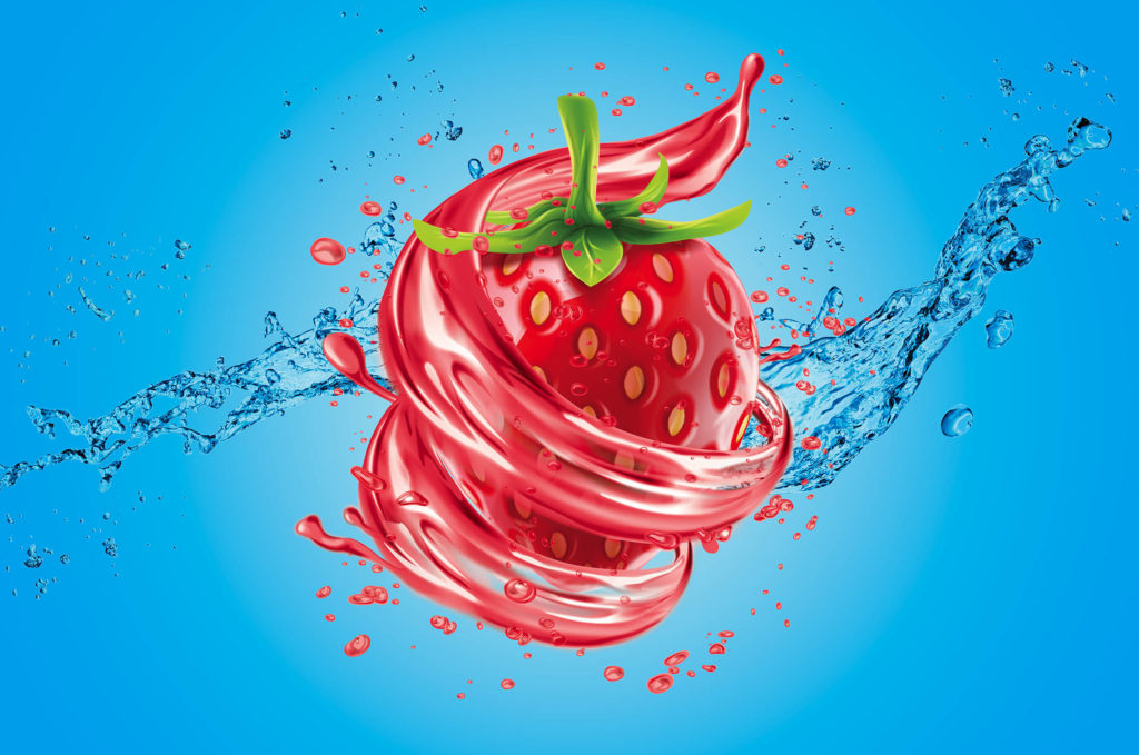 更誘人的兒童草莓味牙膏包裝設計