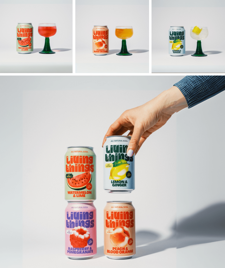 LivingThings果啤包裝設(shè)計(jì)欣賞：繽紛果味，魅力綻放 —— 邂逅驚艷水果啤酒包裝設(shè)計(jì)