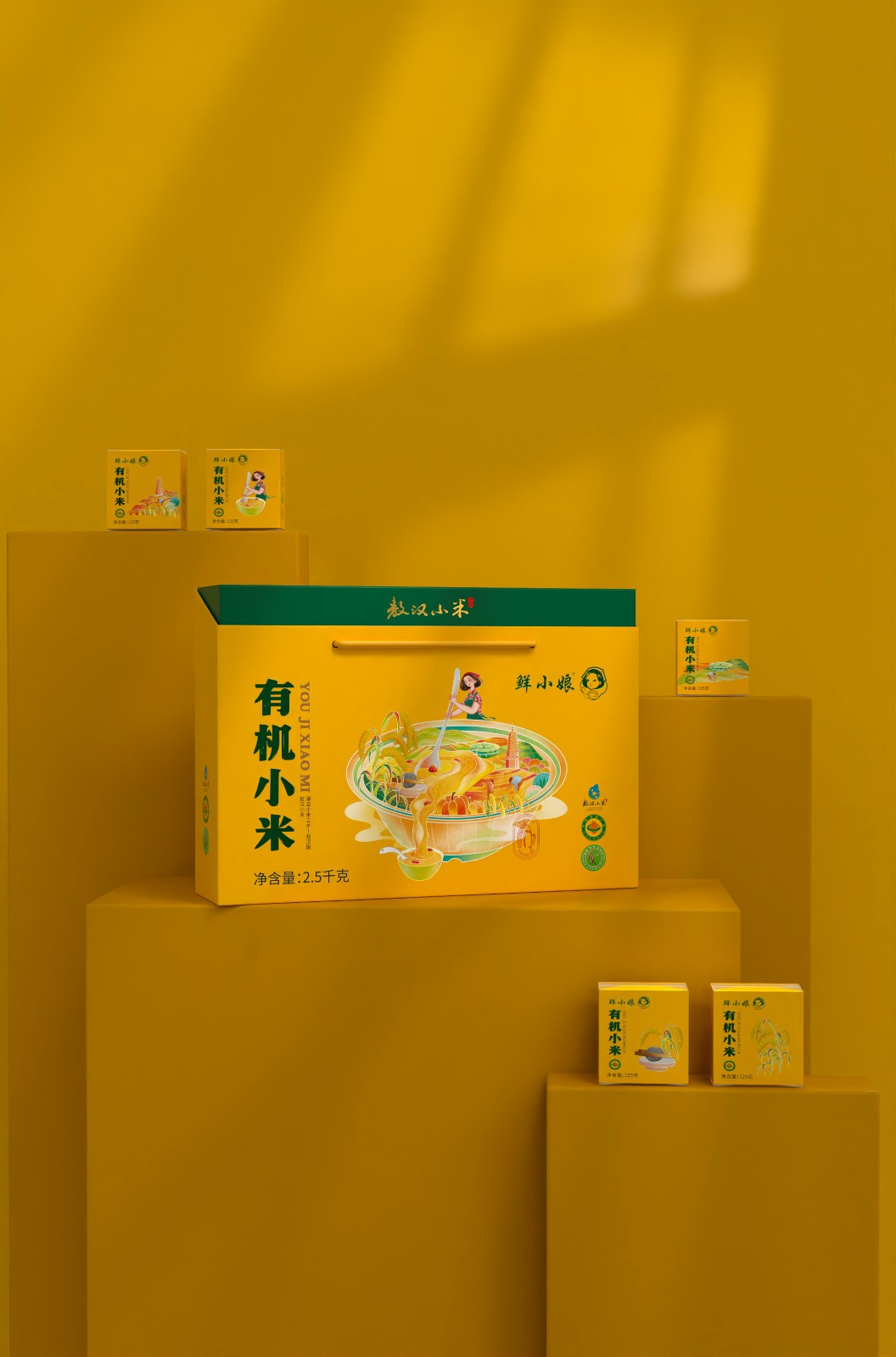 敖漢有機(jī)小米包裝設(shè)計(jì)