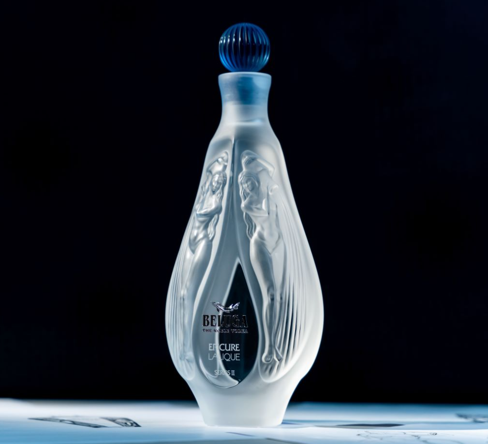 Lalique 和 Beluga 推出 Beluga Epicure Series II，合作推出伏特加包裝設(shè)計