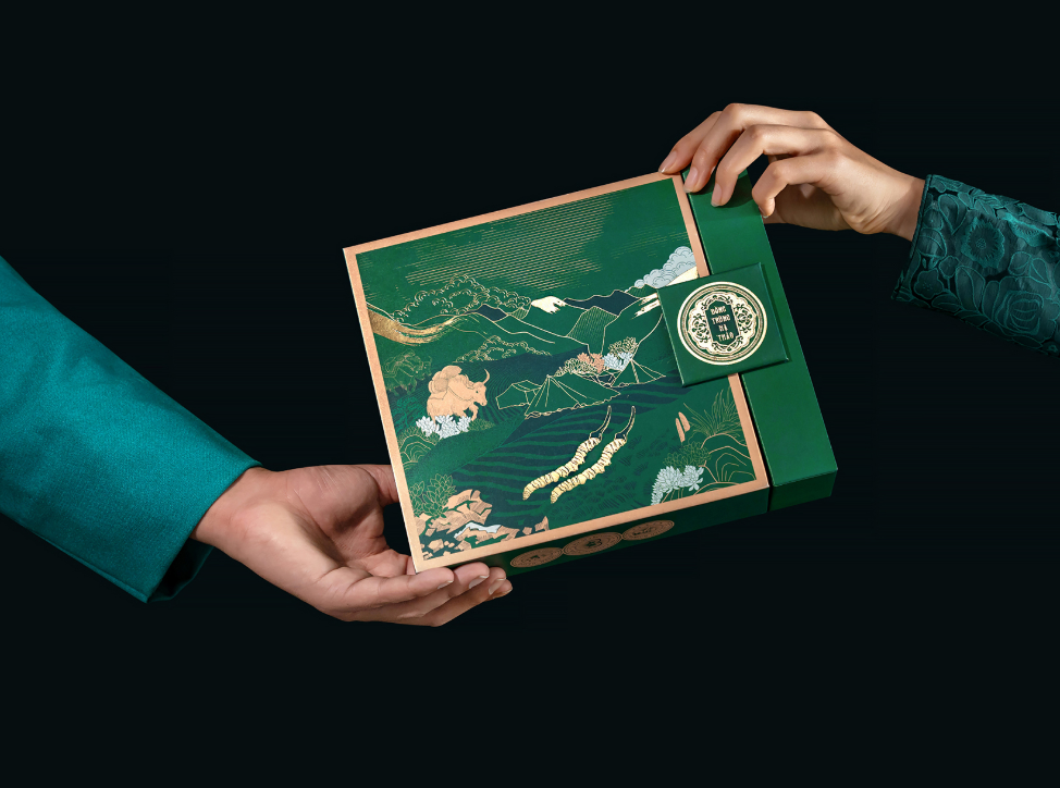 河內(nèi)冬蟲夏草套裝禮品包裝設計欣賞：Lucky Brand Associates