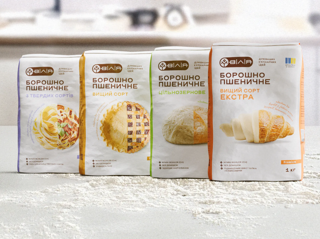 Dozen Agency創(chuàng)意Vilia面粉包裝設(shè)計(jì)欣賞