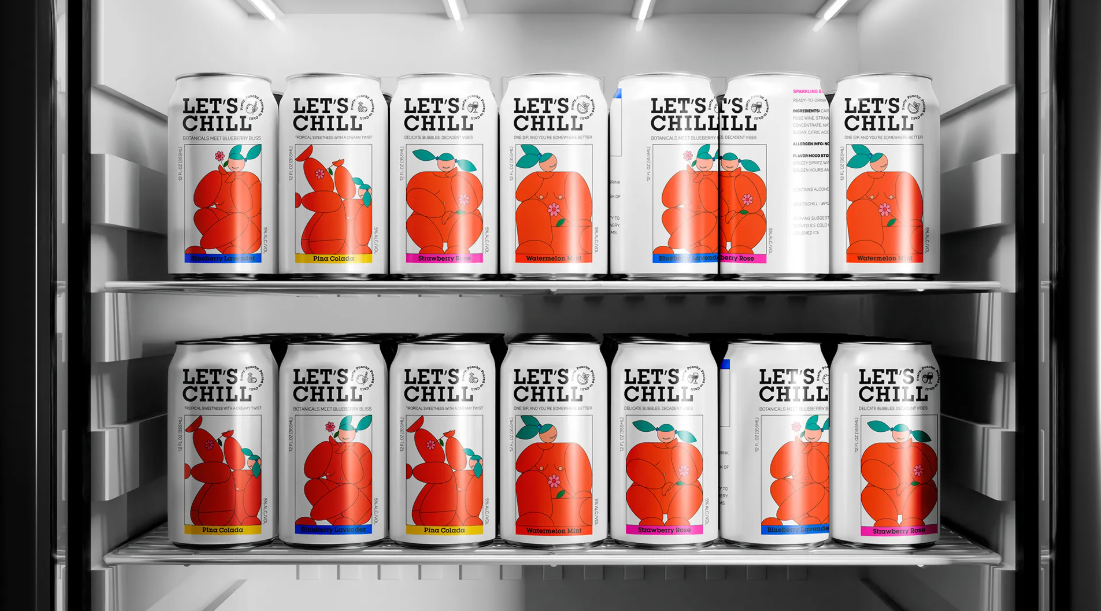 Let’s Chill新罐裝雞尾酒包裝設(shè)計(jì)欣賞