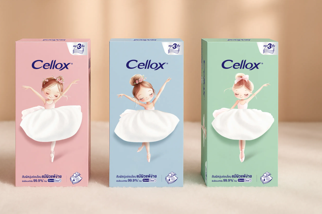 Cellox紙巾包裝設(shè)計(jì)欣賞