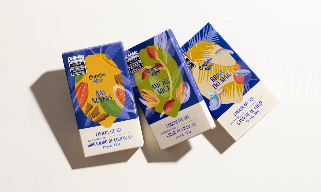 Cozinha Alice巧克力包裝設(shè)計(jì)