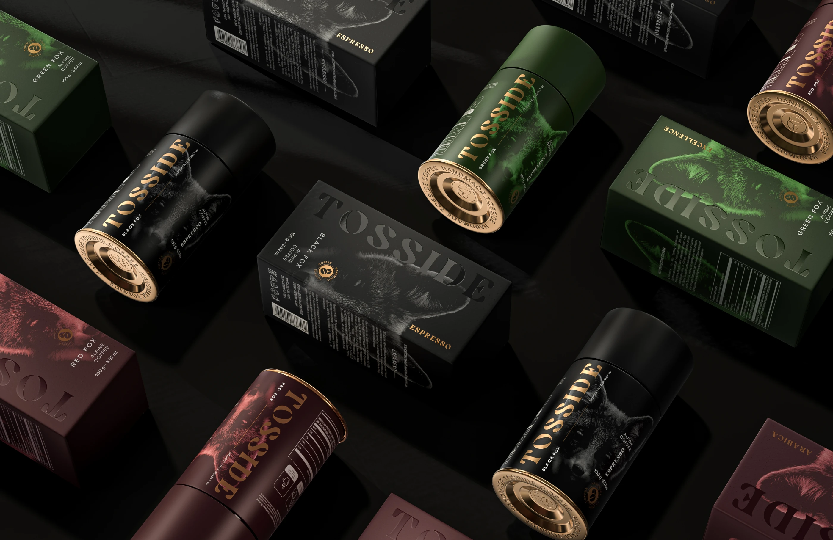 TOSSIDE咖啡包裝設(shè)計(jì)