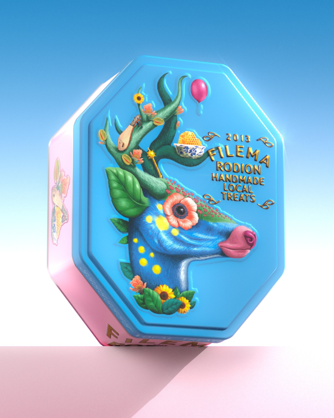 Filema Rodion 周年紀(jì)念糖果馬口鐵盒包裝設(shè)計(jì)