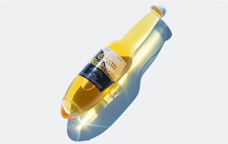 這款有意思的玻璃啤酒瓶包裝設(shè)計(jì)真大膽