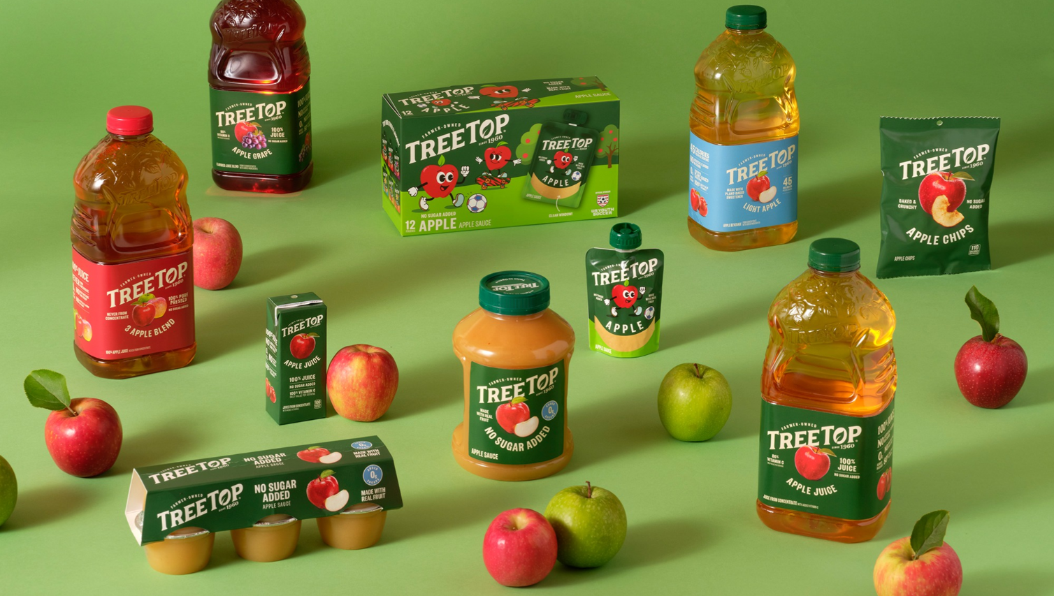 Tree Top 樹頂蘋果汁包裝設(shè)計(jì)升級