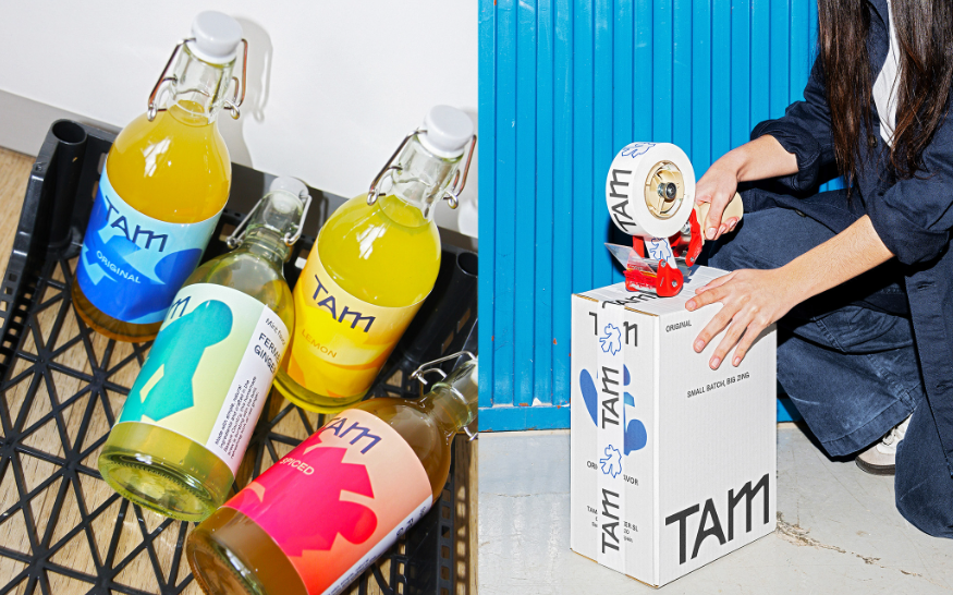 低度酒包裝設(shè)計(jì)：姜啤包裝設(shè)計(jì)大膽視覺(jué)標(biāo)識(shí)，為 “活力” 而生